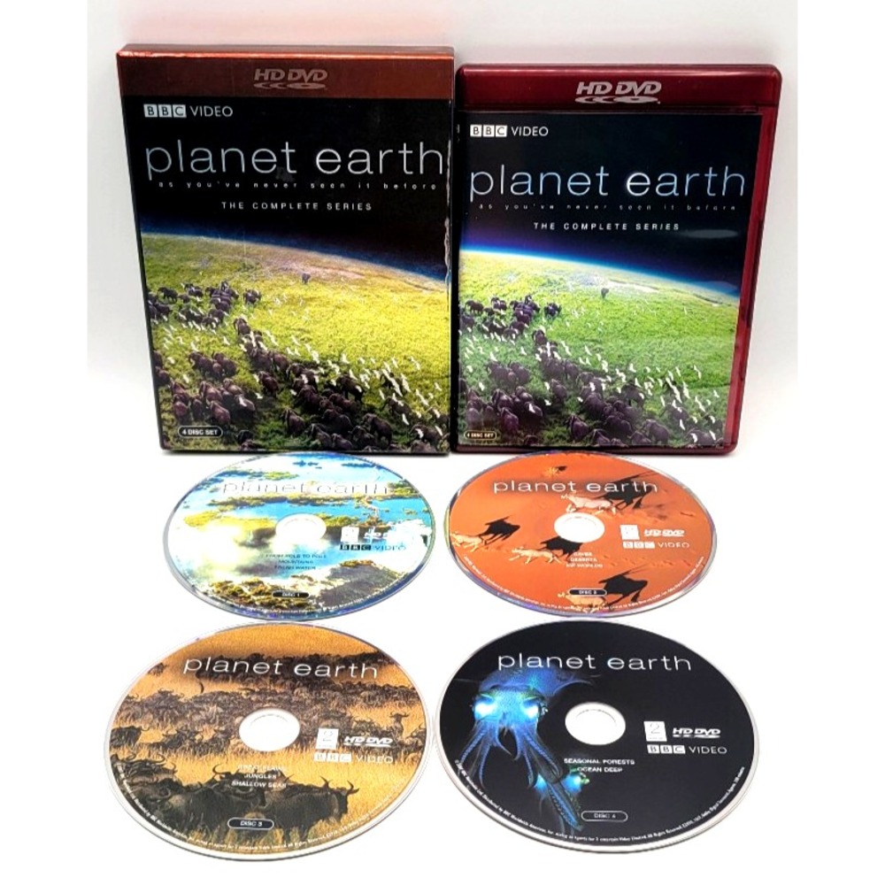 Planet Earth: The Complete Series 4 DISC SET HD DVD W/SLIPCOVER